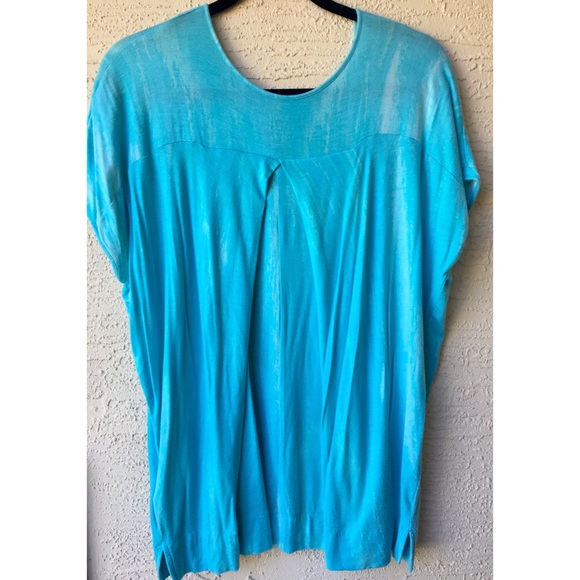 Lisa Rinna Collection Blue Shirt - Picture 5 of 8